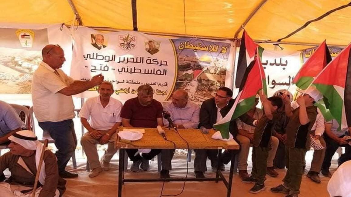 اعتصام مفتوح بخيمة "الحق والكرامة" في بادية القدس (فيسبوك)