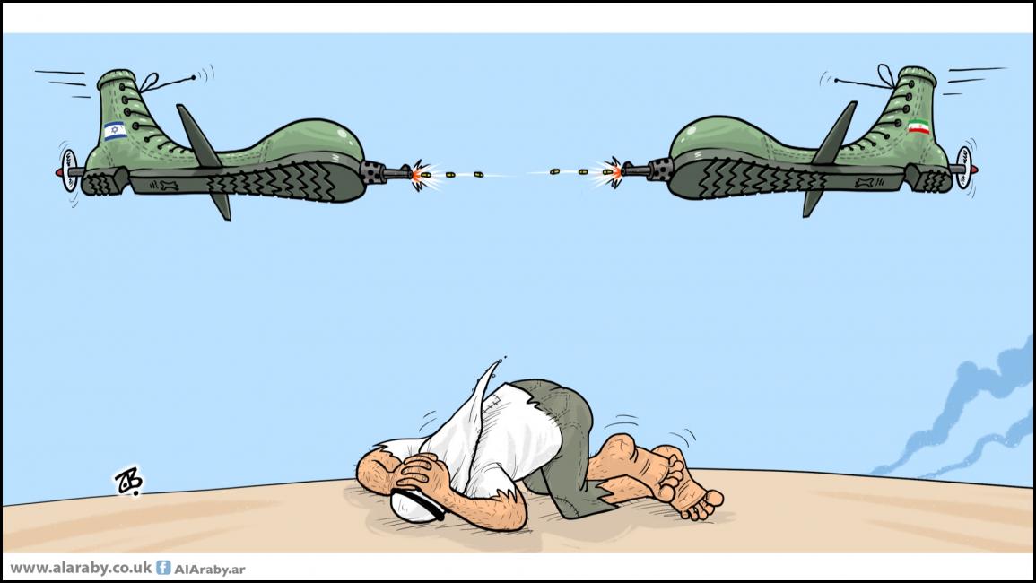 كاريكاتير طائرات مسيرة / حجاج