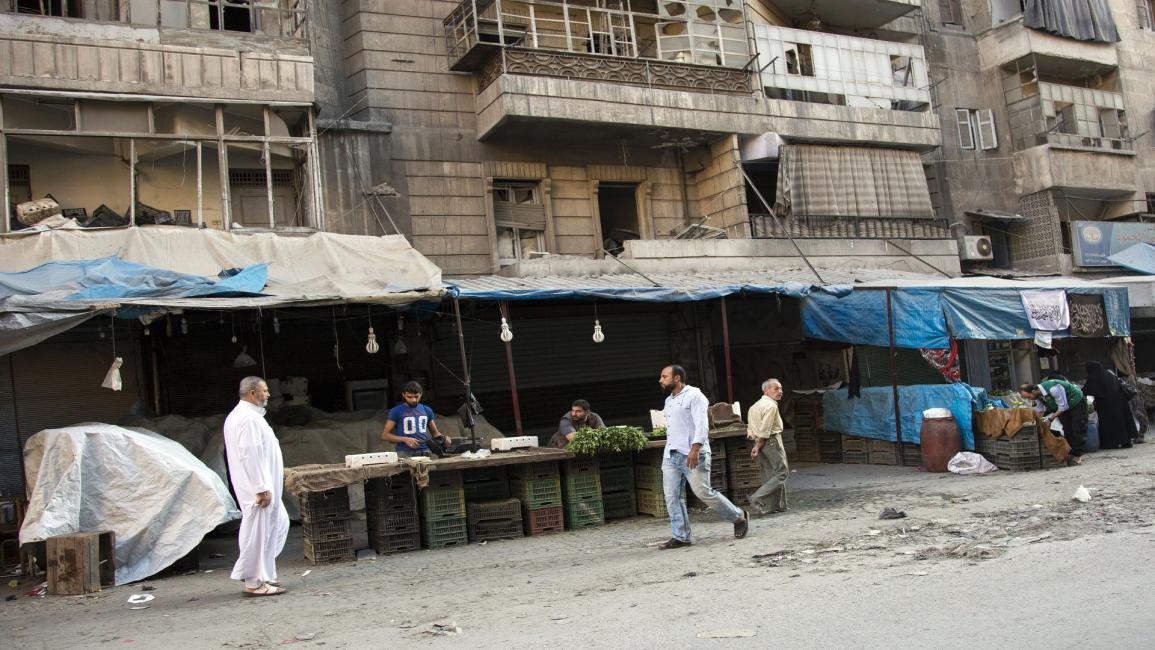 نقص المواد الغذائية في حلب (كرم المصري/فرانس برس)