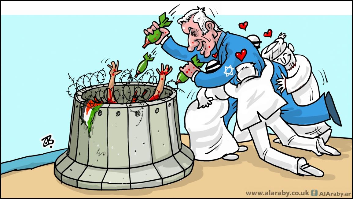 كاريكاتير نتنياهو والتطبيع / حجاج