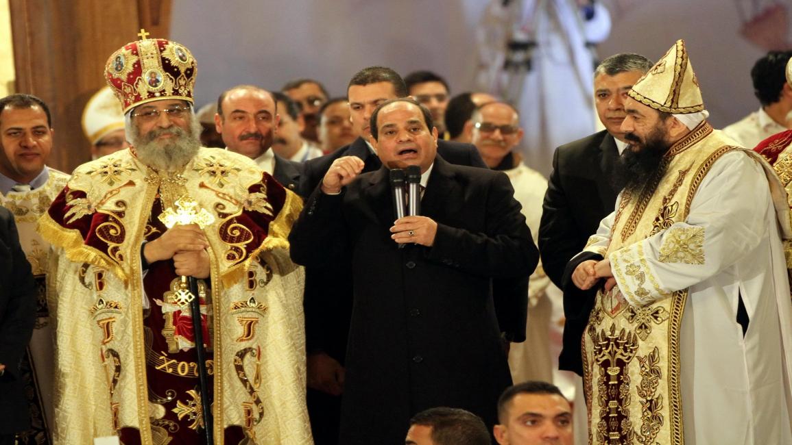 دعمت الكنيسة المصرية الانقلاب العسكري بقوة (أحمد جميل- الأناضول)