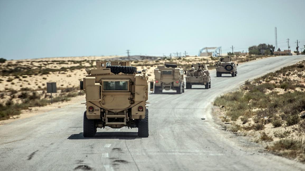 الجيش المصري بطريقه إلى شمال سيناء-خالد دسوقي/فرانس برس