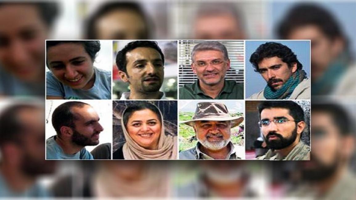 نشطاء البيئة الإيرانيين المدانون بالتجسس (تويتر)