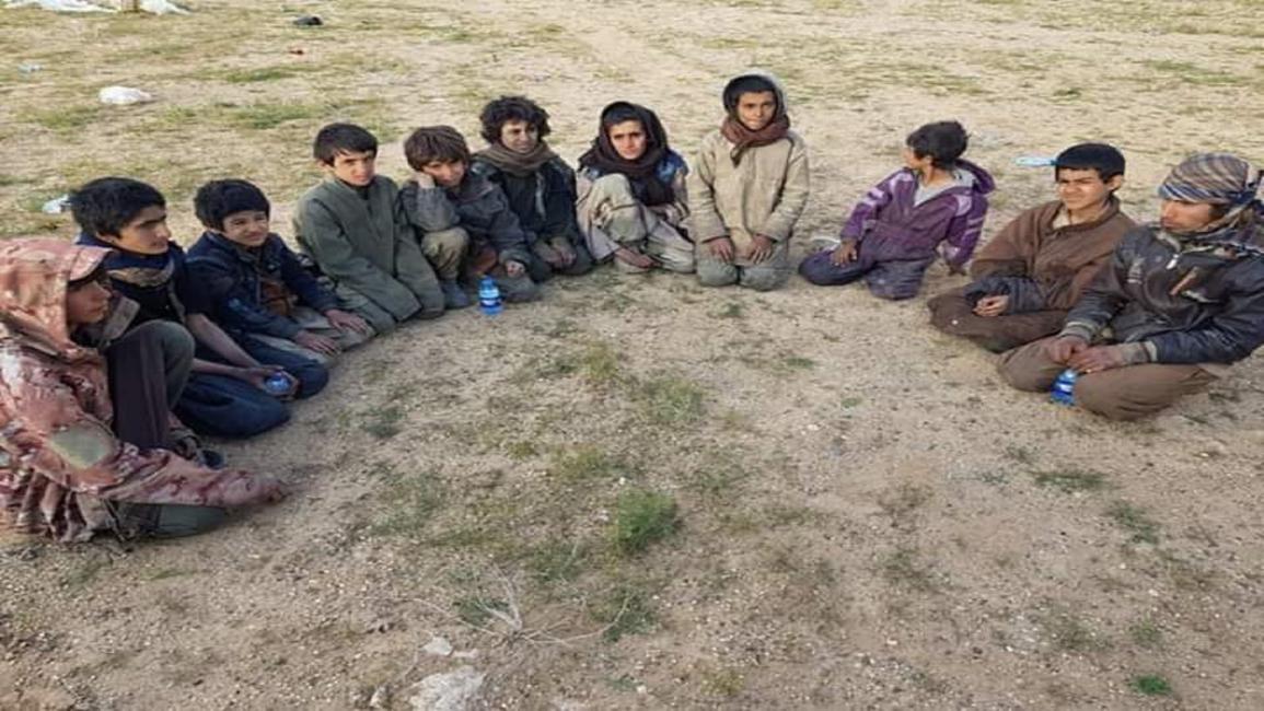 11 طفلاً أيزيدياً تحرروا من قبضة "داعش" (تويتر)