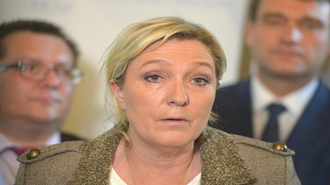 مارين لوبين زعيمة حزب الجبهة الوطنية الفرنسي