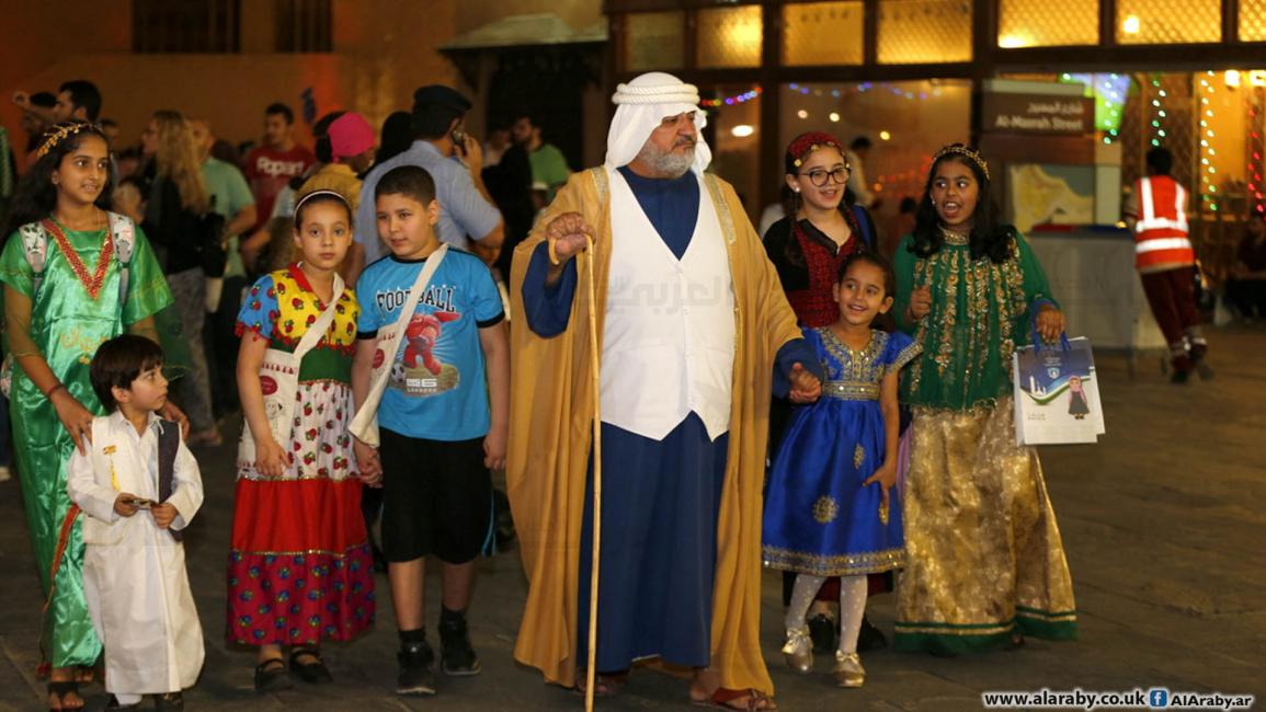 احتفالات "القرنقعوه" في قطر (العربي الجديد)