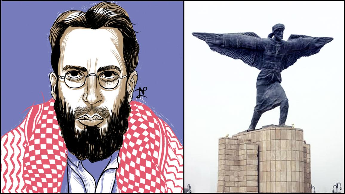 تمثال عباس بن فرناس و بورتريه زياد الجراح