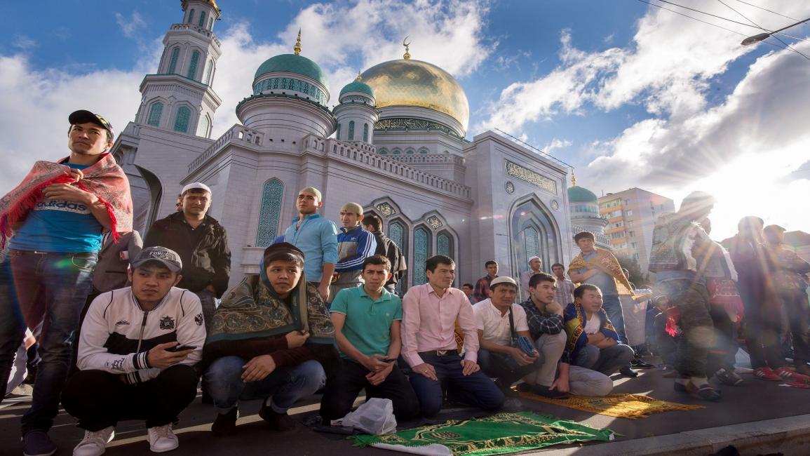 صلاة العيد في موسكو