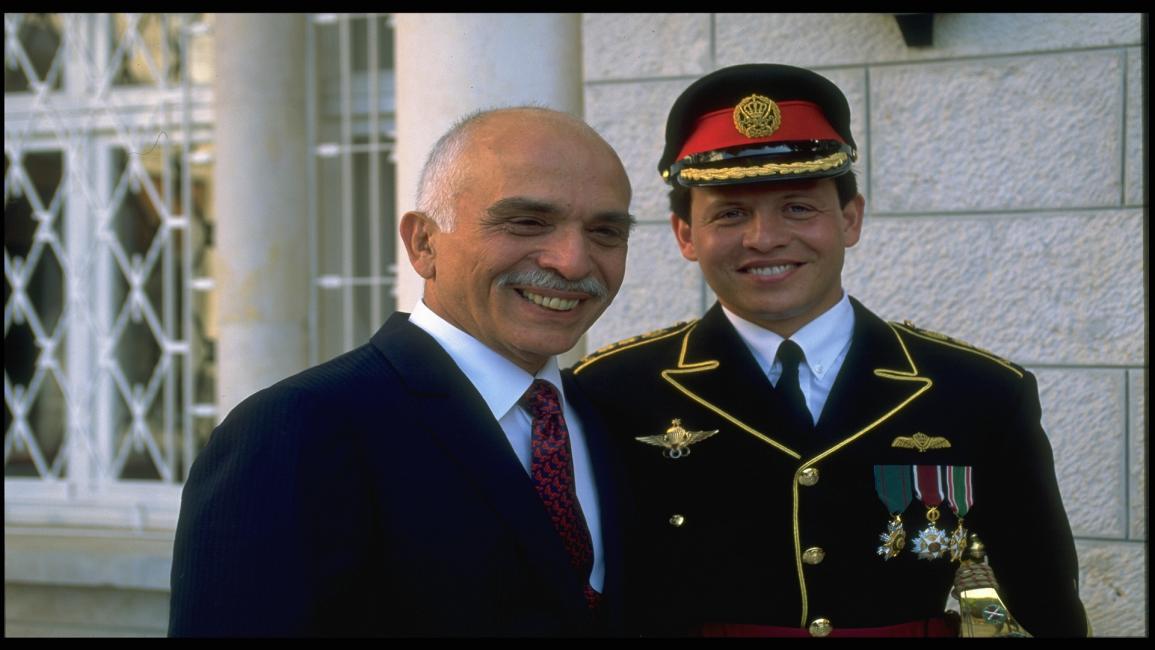 الملك حسين والملك عبد الله
