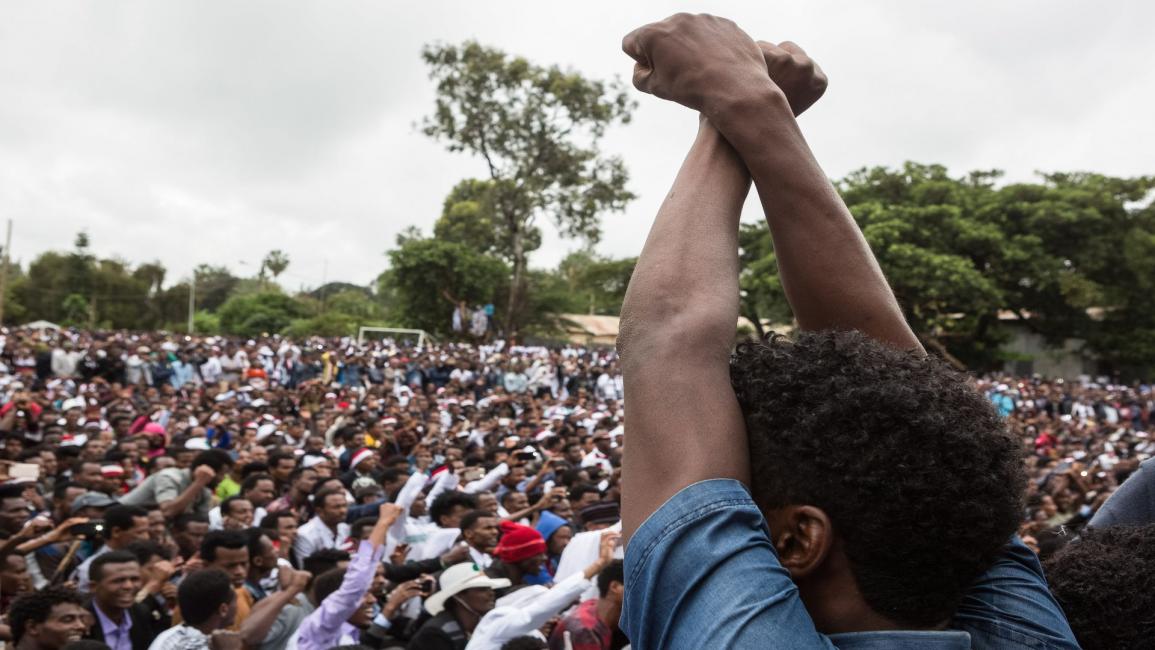 إثيوبيا/سياسة/احتجاجات/(زكريا أبوبكر/فرانس برس)