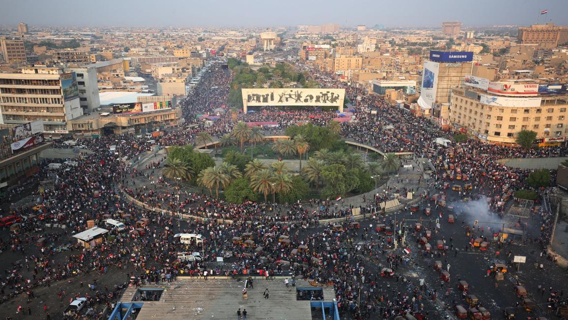 تظاهرات العراق/غيتي/مجتمع
