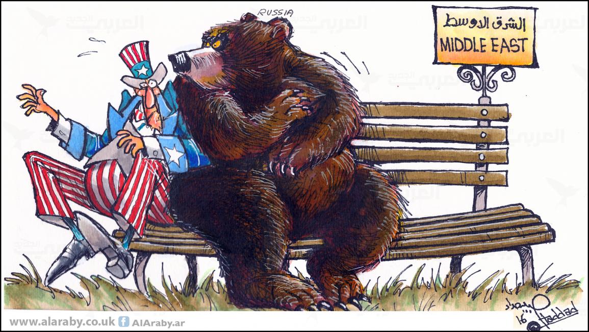 كاريكاتير روسيا وامريكا / حداد