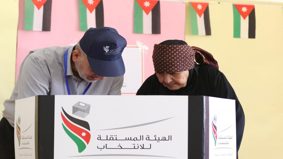 سياسة/انتخابات الأردن/(خليل مزرعاوي/فرانس برس)