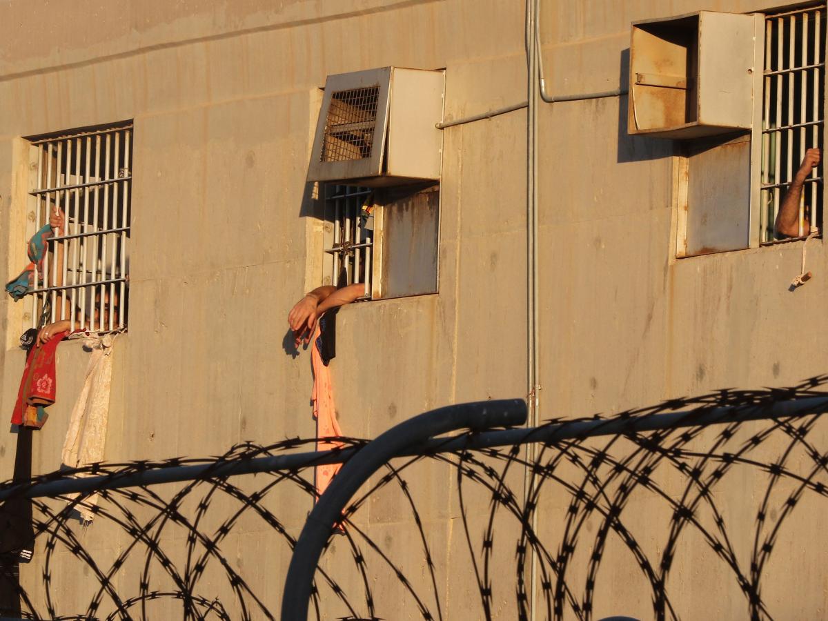سجن في الزرقاء في الأردن (خليل مزرعاوي/ فرانس برس)