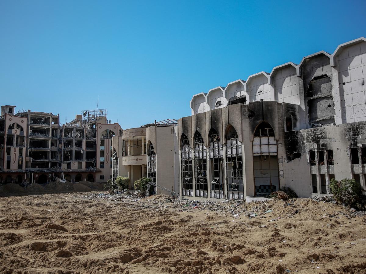 دمار كبير لحق بالجامعة الإسلامية في غزة (فرانس برس) 