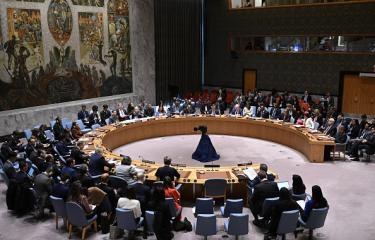 جلسة سابقة لمجلس الأمن حول الحرب على غزة