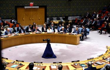 جلسة بمجلس الأمن حول وقف إطلاق النار في غزة، 25/3/2024 (Getty)