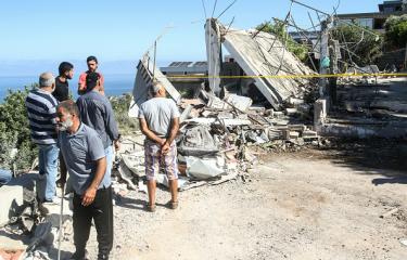 غارة إسرائيلية تدمر منزلا في قرية عدلون، 1-6-2024 (فرانس برس)