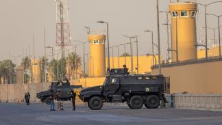 قوات أمن عراقية في العاصمة بغداد، 30 مايو 2021 (Getty)