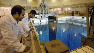 مركز الأبحاث النووية في منطقة أمير آباد في طهران، 1 يونيو 2005