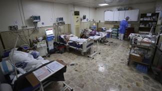 مستشفى في إدلب في سورية (عمر حاج قدور/ فرانس برس)
