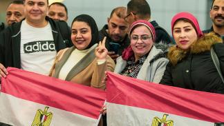 مشجعو كرة مصريين (وسائل التواصل)