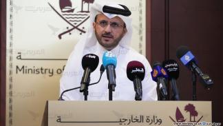 المتحدث الرسمي باسم وزارة الخارجية القطرية ماجد الأنصاري-حسين بيضون