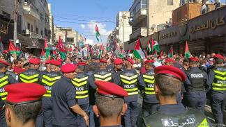تظاهرات في عمان دعماً لفلسطين (العربي الجديد)