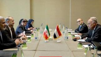 لقاء بين وزيري خارجية مصر وإيران (إكس)