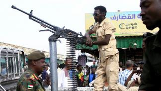 قوات الأمن السودانية في منطقة القضاريف، 3-4- 2024 (فرانس برس)