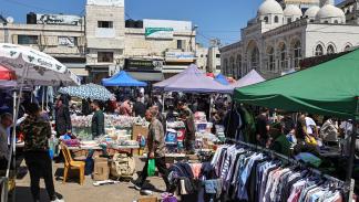الأسواق الفلسطينية / رام الله في  19 أبريل 2024 (فرانس برس)
