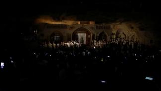 احتفال المسيحيين في مصر بسبت النور في القاهرة 4 مايو 2024 (Getty)