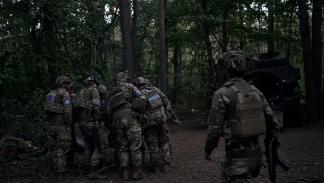 جنود أوكرانيون يستعدون لتنفيذ هجوم في منطقة خاركيف، 20 مايو 2024