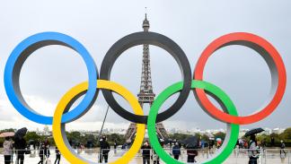 ظهر شعاب الأولمبياد في باريس عام 2016 (جوليان ماتيا/Getty)