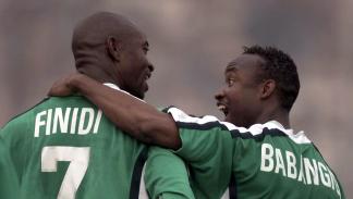 ظهر بابانجيدا مع منتخب بلاده في كان نيجيريا عام 2000 (أوليفييه مورين/Getty)