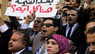 مصر/اقتصاد/احتجاجات عمالية في مصر/19-10-2016 (فايد الجزيري/Getty)