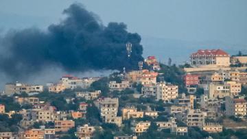 غارة إسرائيلية على قرية الخيام، لبنان 25 مايو 2024 (ربيع ضاهر/فرانس برس)