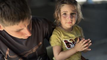 أطفال غزة  يعيشون حياة صعبة، 2 يونيو 2024 (الأناضول)