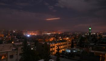 قصف إسرائيلي على دمشق (فرانس برس)