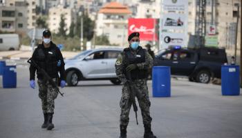 قوات الأمن الفلسطينية (عصام ريماوي/ الأناضول)