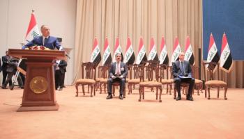 سياسة/الكاظمي بالبرلمان العراقي/(الأناضول)
