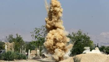 انفجار في ريف دمشق 19 يونيو 2022 (فرانس برس)