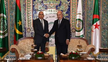 رئيسا الجزائر وموريتانيا (Getty)