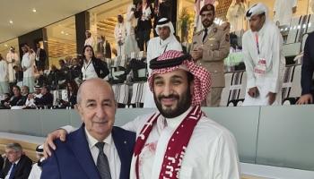 لقاء محمد بن سلمان وعبد المجيد تبون في قطر-الأناضول