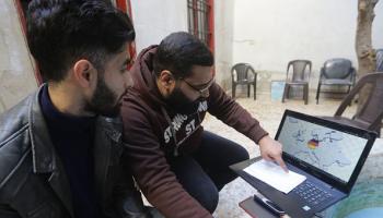 تعلّم اللغة الألمانية في سورية (لؤي بشارة/فرانس برس)
