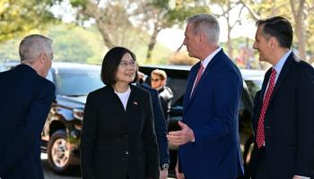 كيفن مكارثي يلتقي رئيسة تايوان-فريديريك ج. براون/فرانس برس