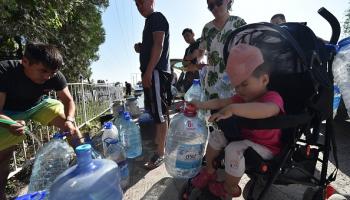 أزمة مياه في بشكيك، قرغيزستان (فرانس برس)