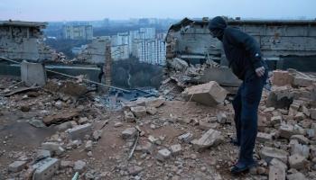 الدمار في كييف / أوكرانيا (Getty)