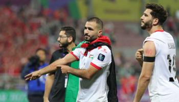 تألق لاعبو فلسطين في كأس آسيا بقطر بداية العام الحالي (غيوزيبي كاكاسي/Getty)