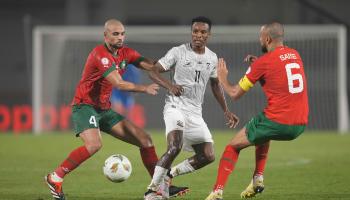 منتخب المغرب يسعى لتعويض خيبة مشاركته في كأس أفريقيا (أولريك بيدرسون/Getty)
